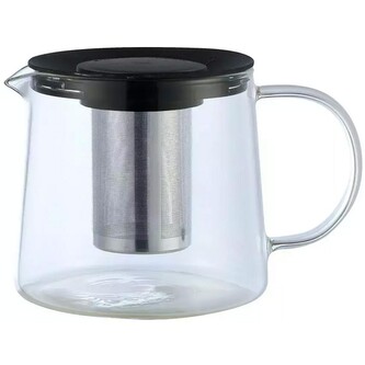 Konvice na čaj se sítkem Kinghoff, 1l, sklo