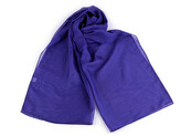 Letní šátek / šála 45x150 cm - 1 ks - 10 modrá kobaltová