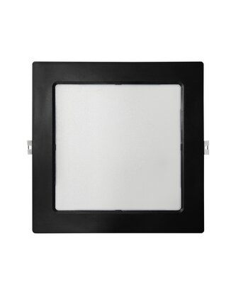 Q-60M LED panel 18W 1980lm 4000K černý - čtvercový přisazený Qtec
