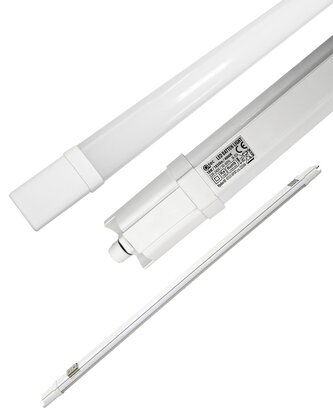 Q-180M LED Batten Light 18W 1830lm 4000K Qtec