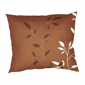 Dadka Povlak na polštář krep Mandevila hnědá 70x90 cm