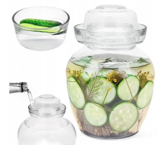 Dóza sklenice nakládací  5L  KYSELÁČ