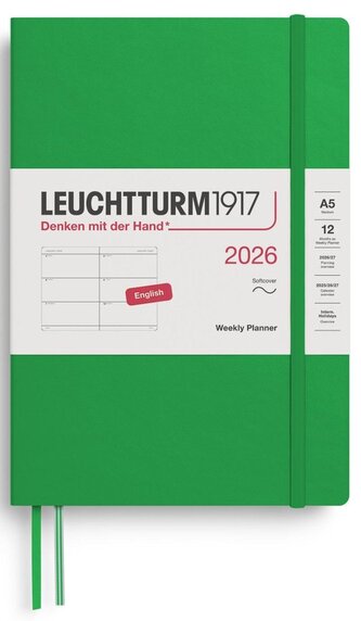 Weekly Planner 2026 Medium (A5) Spring Leaf