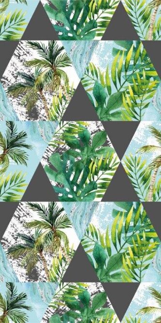 RĘCZNIK TROPICAL ISLAND 70X140 100% BAW. WZ. 003 PALMY