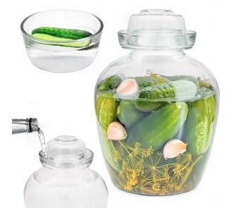 Dóza sklenice nakládací 10L  KYSELÁČ