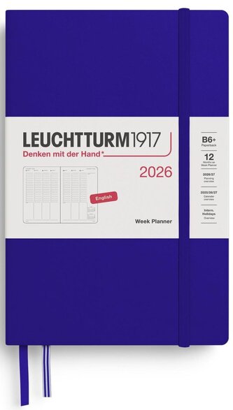 Week Planner 2026 Paperback (B6+) Ink