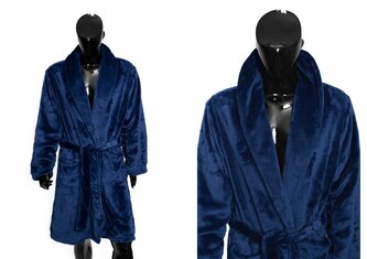 SZLAFROK COMFORT KING M GRANAT 100% poliester, flannel fleece, 230gsm