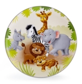 talíř d21cm mělký, AFRIKA, dětský, porcelán