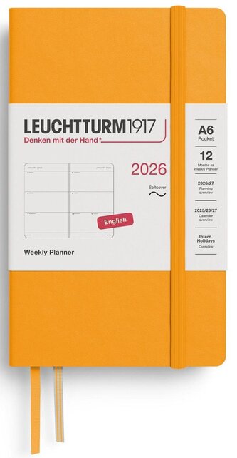 Weekly Planner 2026 Pocket (A6) Rising Sun