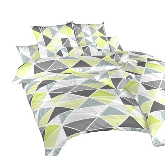 Dadka Povlečení bavlna Pyramidy kiwi 140x200, 70x90 cm Dadka Povlečení bavlna Pyramidy kiwi 140x200, 70x90 cm