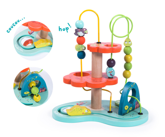 MOULIN ROTY Dřevěná zvířátková proplétačka