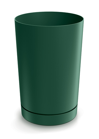 Květináč TUBO 30 cm - barva: tmavě zelená