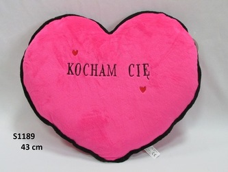 Maskotka Serce Kocham Cię 43cm 137302