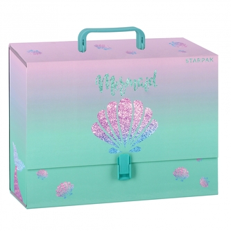 Teczka z rączką A4/95mm Shell STARPAK 559316