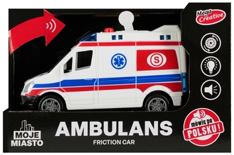 Auto Ratunkowe Moje Miasto MEGA CREATIVE 552097