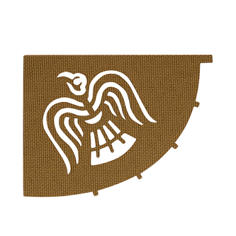 Nášivka M-Tac Raven Flag Cutout - coyote