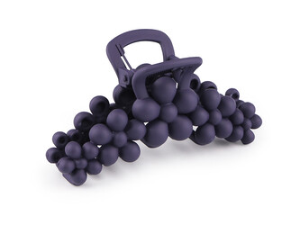 Skřipec do vlasů - 1 ks - 23 fialová tmavá