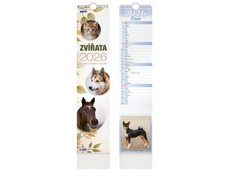 kalendář 2026 vázankový Zvířata 1061688