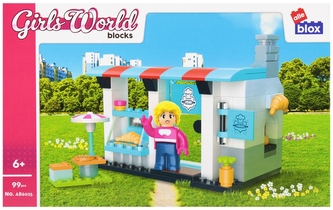 Klocki konstrukcyjne 99 elementów Girl Cukiernia alleBLOX 547905