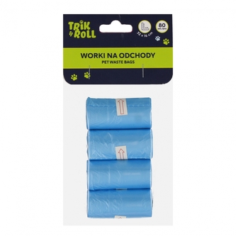 Worki na odchody 80szt 4rolki TRIK&ROLL 560700