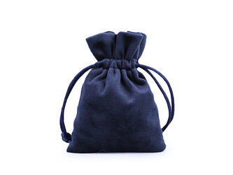 Dárkový pytlík 8x11 cm sametový - 10 ks - 3 modrá tmavá