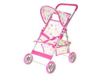 Kočárek pro panenky, kočárek, 42x34x56cm; B rozměr 43 x 30 cm,