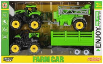 Traktor z akcesoriami zestaw MEGA CREATIVE 545187