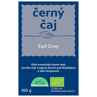 Fairobchod Bio černý čaj Earl Grey z Indie, větší balení Hmotnost: 250 g