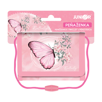 Dětská textilní peněženka JUNIOR S8 - Butterfly