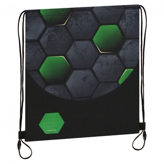 Worek na buty Football zielony piłka STARPAK 527163