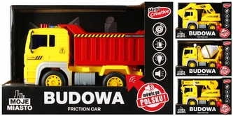 Auto ciężarowe budowlane Moje Miasto Polska Wersja MEGA CREATIVE 522134