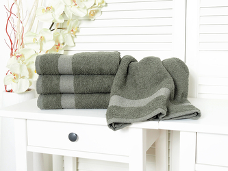 B.E.S. - Petrovice, s.r.o. Osuška froté 70x140 Adria - Olivová Smokey (18-0516)