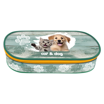 Pouzdro na tužky JUNIOR S8 - Kočka a pes