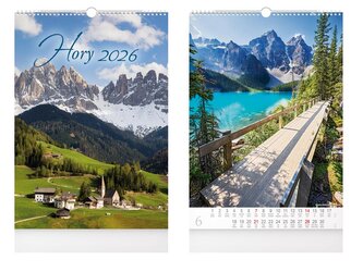kalendář 2026 nástěnný Hory 1061630 kalendář 2026 nástěnný Hory 1061630