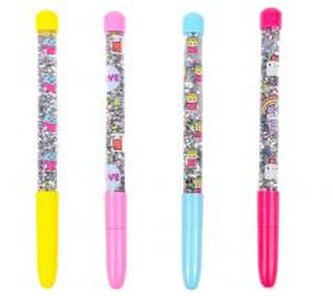 Długopis żel brokat mix CUBIE SQUAD