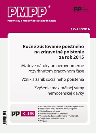 Personálny a mzdový poradca podnikateľa 12,13-2016