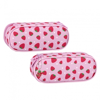 Piórnik saszetka 1zamek Fruits Truskawka STARPAK 550901
