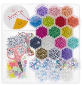 Zestaw koralików do nawlekania biżuteria MEGA CREATIVE 531427