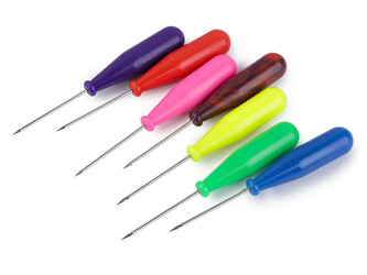 Šídlo s háčkem délka 12,5 cm - 10 ks - náhodná barva