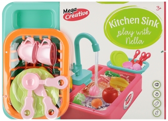 Zestaw kuchenny Nella zlew seledynowy plus akcesoria MEGA CREATIVE 549846