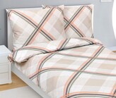 Povlečení bavlněný satén - Béžová,Lososová,Zelená - 140x200, 70x90 cm