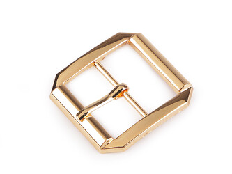 Kovová spona / přezka, průvlek 30 mm - 10 ks - 2 zlatá klasik