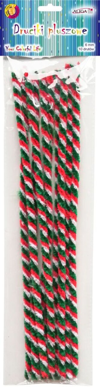 ALIGA drátky plyšové 40ks DPK-21 třibar