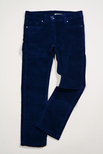 kalhoty manžestrové, Sobe, 15KKGPAN187, modrá - 128