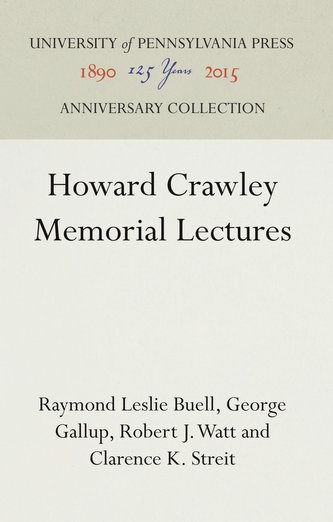 Howard Crawley Memorial Lectures