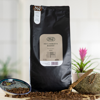 APe Pražírna a balírna Káva Robusta Indie Washed Parchment C Váha: 1000g APe Pražírna a balírna Káva Robusta Indie Washed Parchment C Váha: 1000g