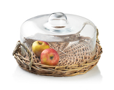 GUSTAV Taca ze szklaną pokrywą32x32xh19cm