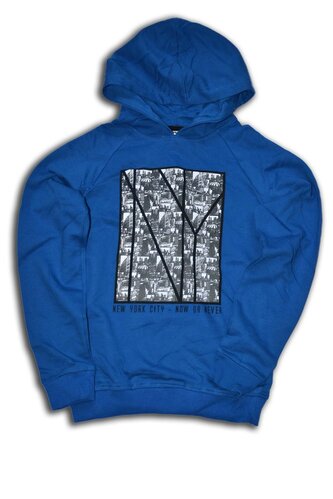 mikina chlapecká, dlouhý rukáv, Wendee, OZFB11150-2, modrá - 140