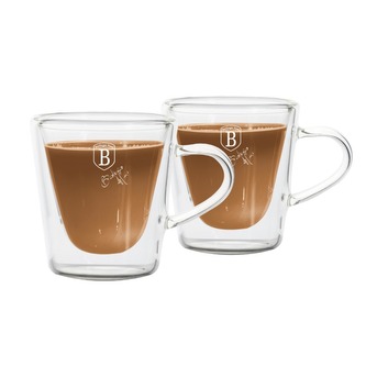 BERLINGERHAUS Sada skleněných šálků na espresso 2 ks BH-8772 BERLINGERHAUS Sada skleněných šálků na espresso 2 ks BH-8772