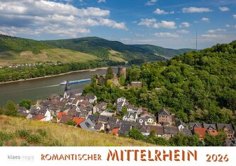 Romantischer Mittelrhein 2026 Bildkalender A4 quer, spiralgebunden